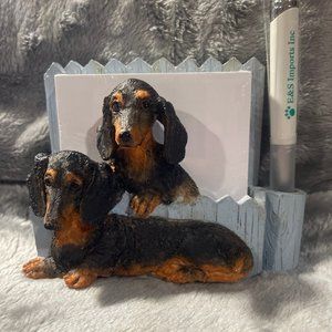Dachshund Magnetic Pen/ Paper Holder